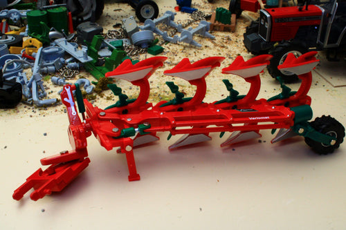 FAULTY 43344 Britains Kverneland Variomat 2300 S 4 Furrow Reversible Plough swivel plate loose