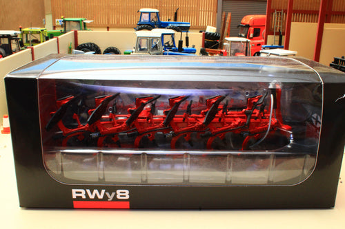 FAULTY REP120 Replicagri Besson Charrue Rwy8 In Red 6 Furrow Reversible Plough Missing furough as shown