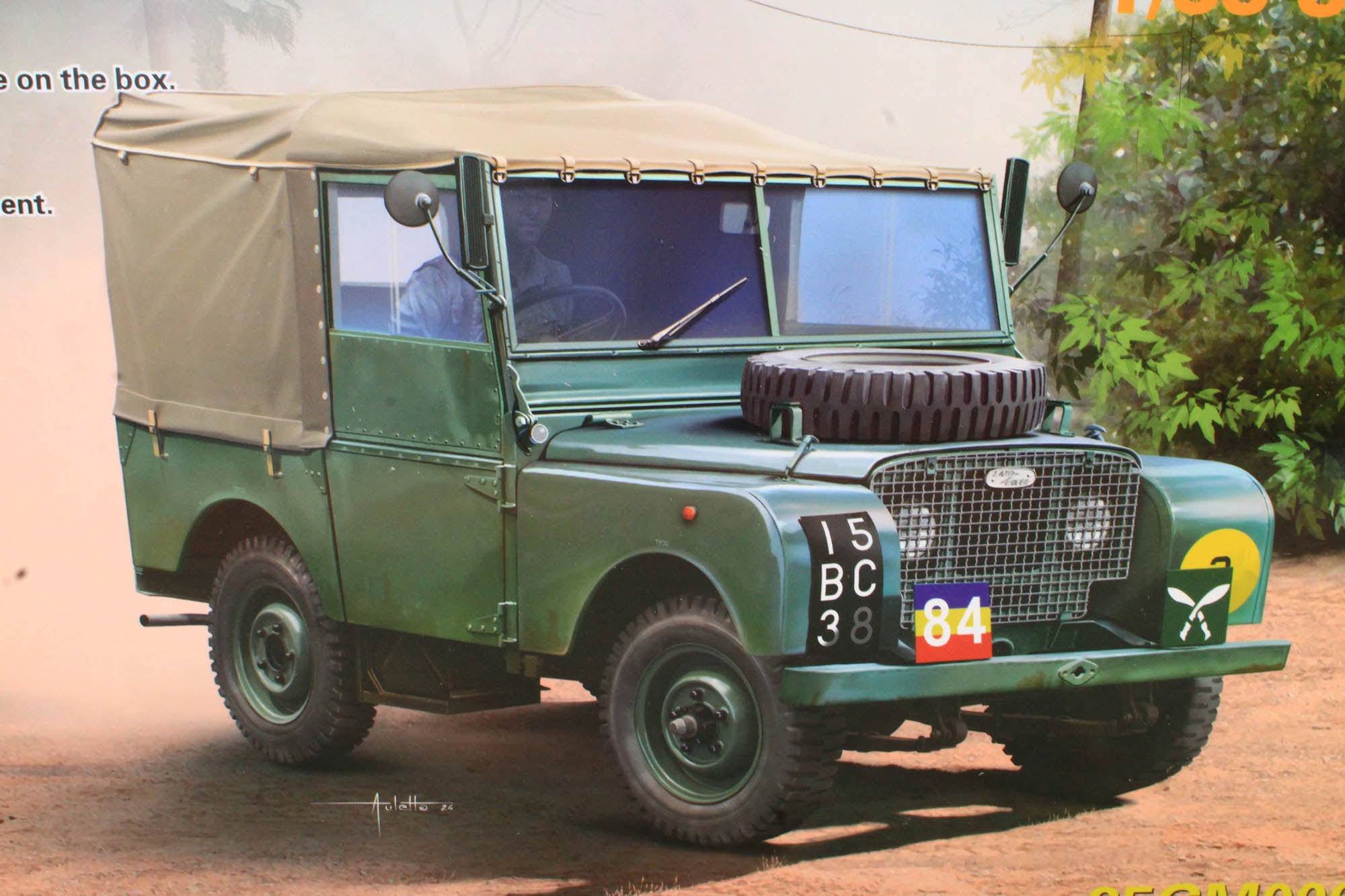 Gecko Land Rover GEC350062 Gecko Models 1:35 Scale British FV18001 Land Rover Mk1 80in ...