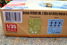 Load image into Gallery viewer, GEC350078 Gecko 1:35 Scale British FV18001 Land Rover MKII80in Utility Vehicle