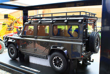 Load image into Gallery viewer, GT Spirit Models 1:18 scale Land Rover Defender 110 SW Adventure Edition in Corris Grey displayed as a detailed diecast model