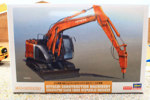 HAS66109 Hasgawa 1:35 Scale Hitcahi Excavator Zaxis 135Us with Hydraulic Breaker Kit