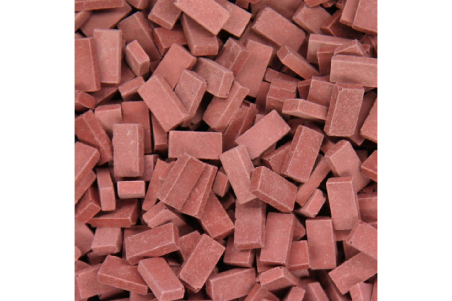 JL23028 Juweela 1:32 Scale Model Building Bricks in Dark Red (500 bricks)