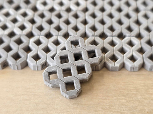 JL23279 Juweela 1:32 Scale Grass Pavers - Grey (100pcs)