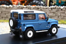 Load image into Gallery viewer, LCD64016B LCD Models 1:64 Scale Land Rover Defender 90 V8 in Vintage Blue