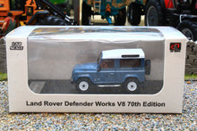 Load image into Gallery viewer, LCD64016B LCD Models 1:64 Scale Land Rover Defender 90 V8 in Vintage Blue