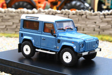 Load image into Gallery viewer, LCD64016B LCD Models 1:64 Scale Land Rover Defender 90 V8 in Vintage Blue