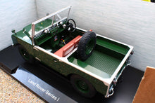 Load image into Gallery viewer, MCG18367 MCG 1:18 Scale Land Rover Series 1 in Dark Green 1957