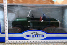 Load image into Gallery viewer, MCG18367 MCG 1:18 Scale Land Rover Series 1 in Dark Green 1957