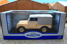 Load image into Gallery viewer, MCG18368 MCG 118 Scale Land Rover Series 1 in Beige 1957