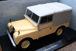 MCG18368 MCG 1:18 Scale Land Rover Series 1 in Beige 1957