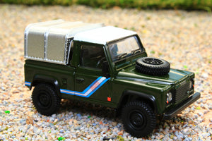 MGT00402R MINI GT 1:64 Scale Land Rover Defender 90 TDI Pickup with canopy in Bronze Green