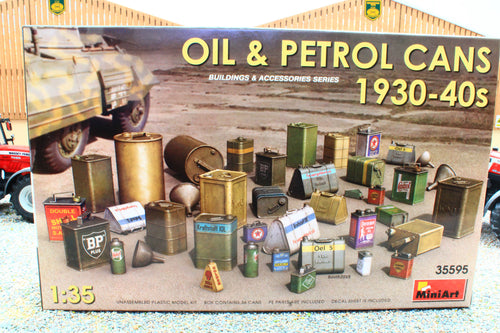 MIA35595 Miniart 1:35 Scale Oil and Petrol Can Kit