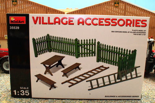 MIA3559 Miniart 1:35 Scale Village Accessories Kit