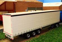 Load image into Gallery viewer, MM1902-01 Marge Models Pacton Curtainsider Lorry Trailer in White
