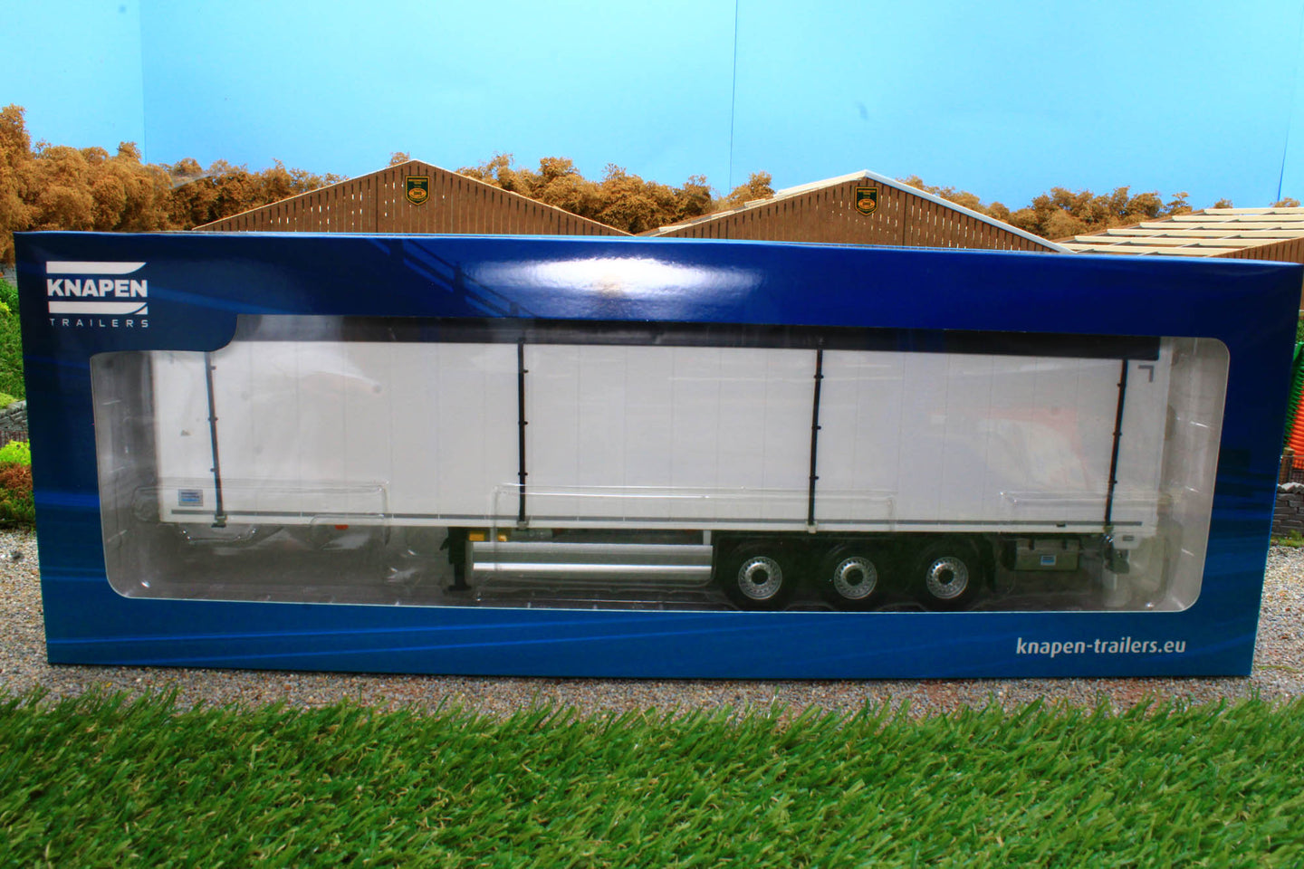 MM2016-05 Marge Models Knapen walking floor Trailer white body with anthracite cover