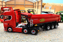 Load image into Gallery viewer, MM2123-02 Marge Models 1:32 Scale Meiller Tipping Trailer in Red