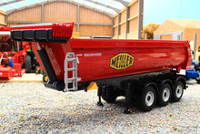 Load image into Gallery viewer, MM2123-02 Marge Models 1:32 Scale Meiller Tipping Trailer in Red
