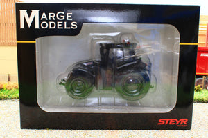 MM2222 Marge Models Steyr 6195 CVT 4WD Tractor in Black Limited Edition 333pcs