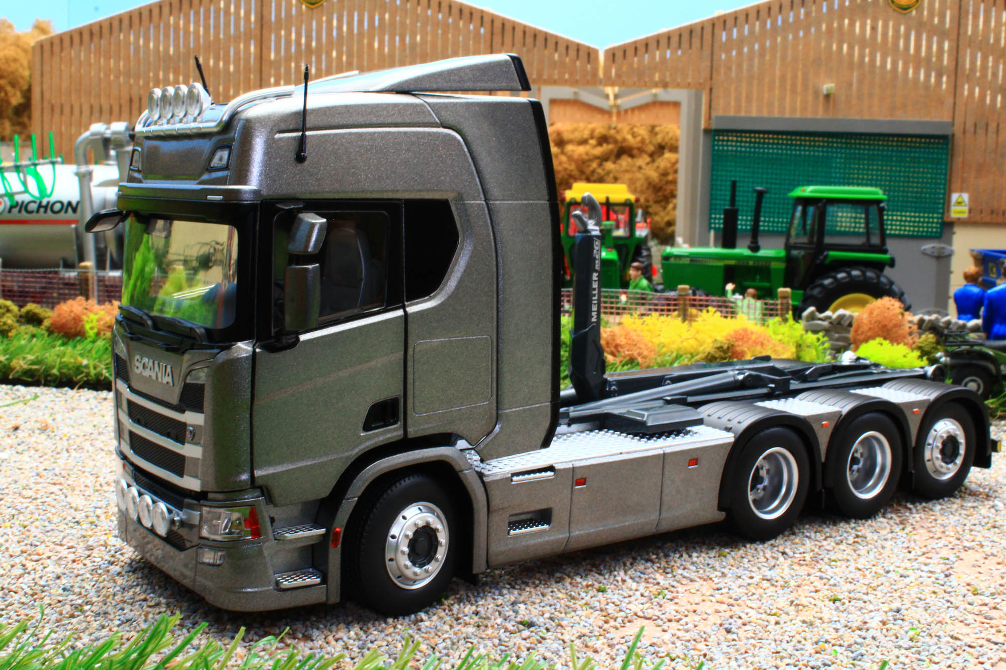 MM2307-02 Marge Models Scania R500 Series Truck with Meiller Hooklift ...
