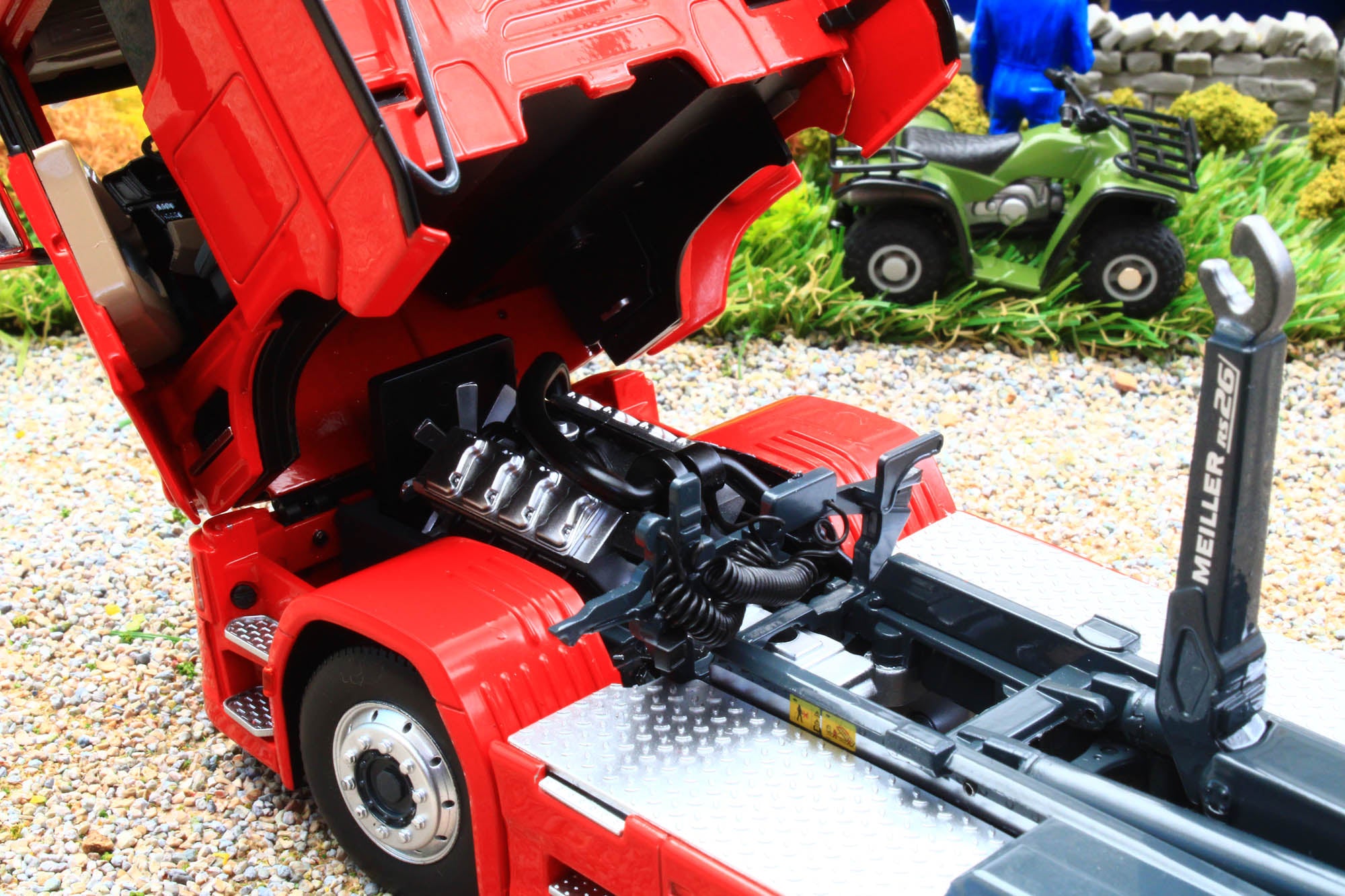 MM2307-03 Marge Models Scania R500 Series Truck with Meiller Hooklift ...