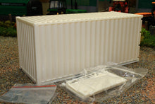 Load image into Gallery viewer, MM2323K Marge Models 132 Scale 20ft Sea Container Kit in plain white
