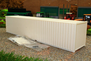 MM2324K Marge Models 132 Scale 40ft Sea Container Kit in plain white