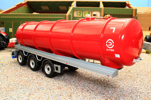 MM2326-01 Marge Models 1:32 Scale D-Tec Tanker Lorry Trailer in Red