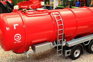 MM2326-01 Marge Models 1:32 Scale D-Tec Tanker Lorry Trailer in Red