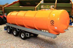 MM2326-02 Marge Models 132 Scale D-Tec Tanker Lorry Trailer in Yellow