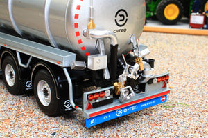 MM2326-03 Marge Models 1:32 Scale D Tec Tanker Lorry Trailer in Silver