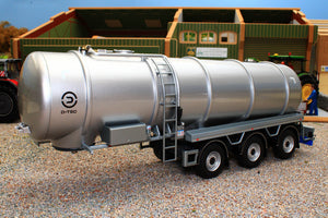 MM2326-03 Marge Models 1:32 Scale D Tec Tanker Lorry Trailer in Silver