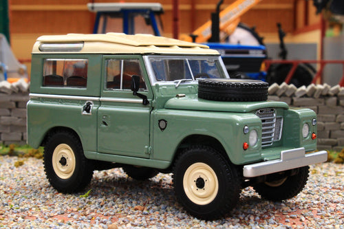 MM2421-02 MARGE MODELS 1:32 Scale Land Rover Series III 88 Safari Roof in Atlantic Green