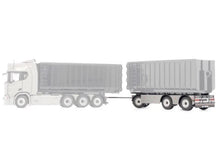 Load image into Gallery viewer, MM2422-04 Marge Models GS-Meppel Scania Hooklift Container Trailer in Dark Metallic Grey