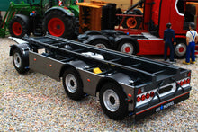 Load image into Gallery viewer, MM2422-04 Marge Models GS-Meppel Scania Hooklift Container Trailer in Dark Metallic Grey