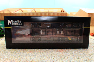 MM2422-05 Marge Models GS-Meppel Volvo Hooklift Container Trailer in Anthracite