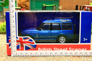 MMX60182B Richmond Toys 1:50 Scale Land Rover Discovery in Metallic Blue