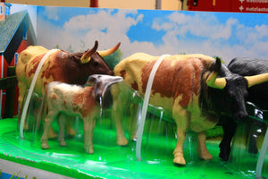 NEW05593B NewRay 132 Scale Cow Assortment Longhorns