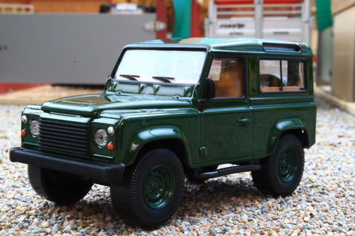 NOV845108 Norev 1:43 Scale Land Rover Defender 90  1995 in Dark Green