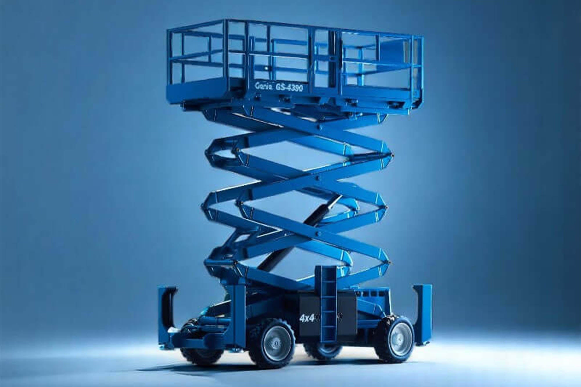NZG9951 NZG 1:32 Scale Genie GS-4390 Rough Terrain Scissor Lift