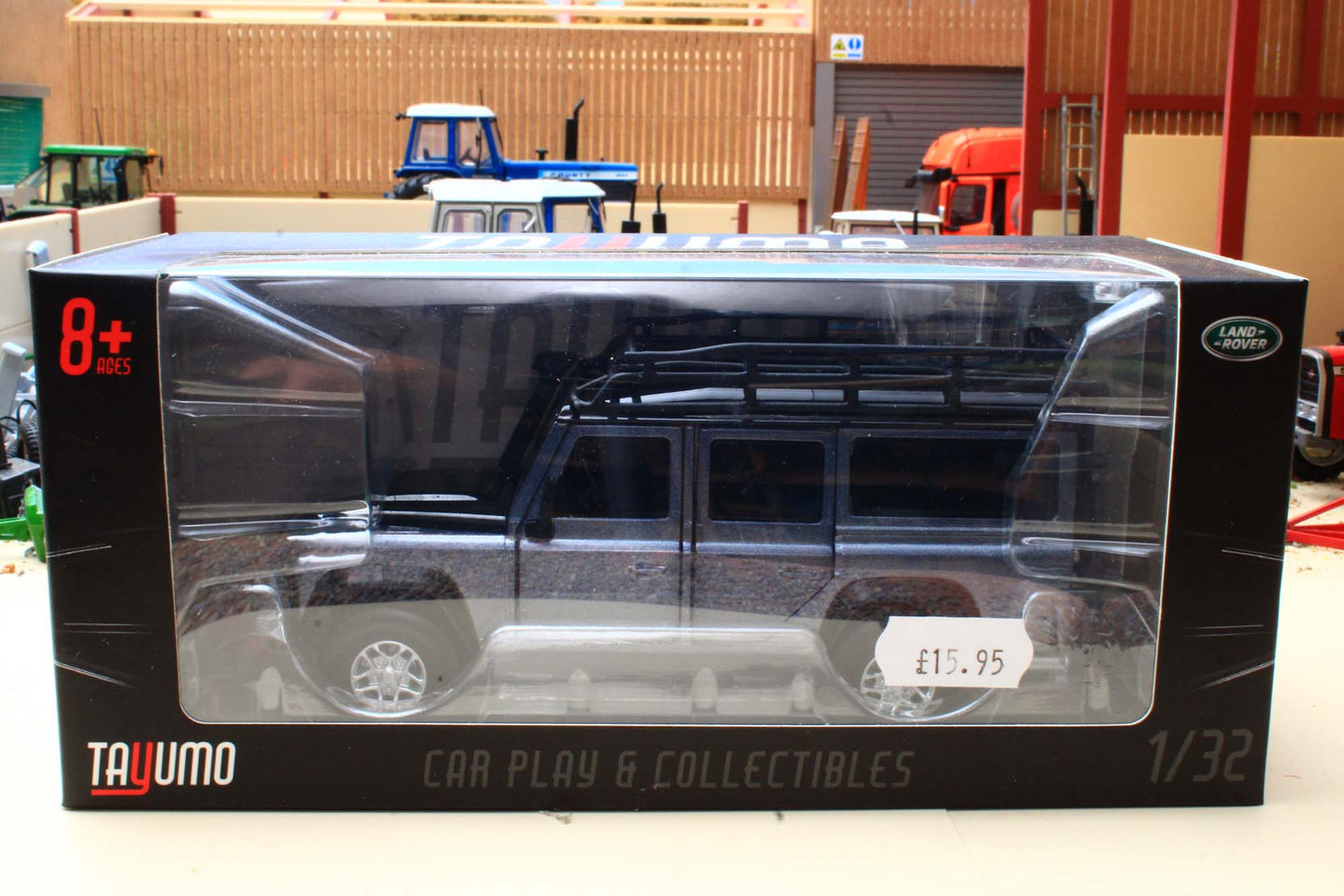 No 1 Tayumo 1:32 Scale Land Rover Defender 110 4x4 in Stornoway Grey BOX NOT 100%