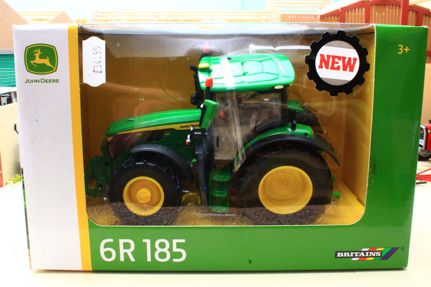 No 2 43351 Britains John Deere 6R 185 Tractor BOX NOT 100%