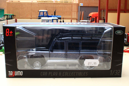 No 2 Tayumo 1:32 Scale Land Rover Defender 110 4x4 in Stornoway Grey BOX NOT 100%