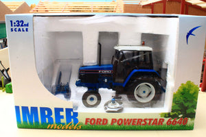 No 2 faulty IMBER MODELS FORD POWER STAR 6640 SL 2WD TRACTOR (IMB003-1290) FAULTY - BROKEN FRONT WHEEL