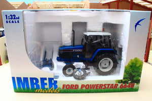 No 3 faulty IMBER MODELS FORD POWER STAR 6640 SL 2WD TRACTOR (IMB003-1290) FAULTY - BROKEN FRONT WHEEL