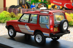 OXF43DS1001 Oxford Diecast 1:43 Scale Land Rover Discovery 1 in Foxfire Red