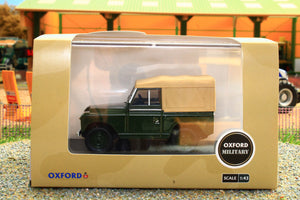 OXF43LR2S006 Oxford Diecast 1:43 Scale Land Rover Series II SWB Canvas REME