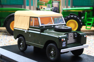 OXF43LR2S008 Oxford Diecast 1:43 Scale Land Rover Series II SWB with Canvas in Bronze Green