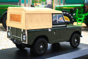 OXF43LR2S008 Oxford Diecast 1:43 Scale Land Rover Series II SWB with Canvas in Bronze Green