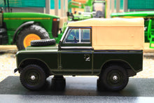 Load image into Gallery viewer, OXF43LR2S008 Oxford Diecast 1:43 Scale Land Rover Series II SWB with Canvas in Bronze Green